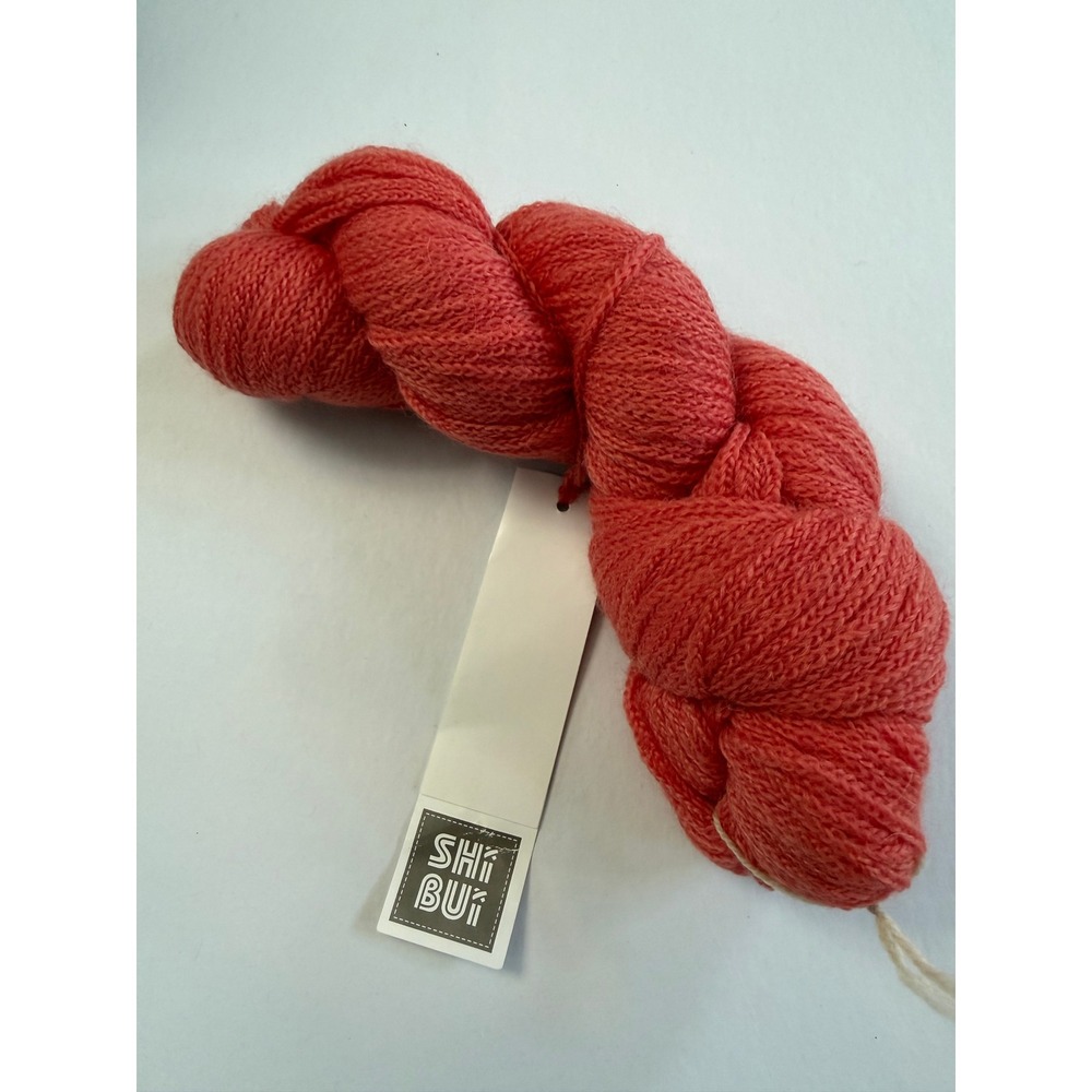 New Shibui Maai Yarn 50g Poppy Red Superbaby Alpaca Merino Wool DK Chainette